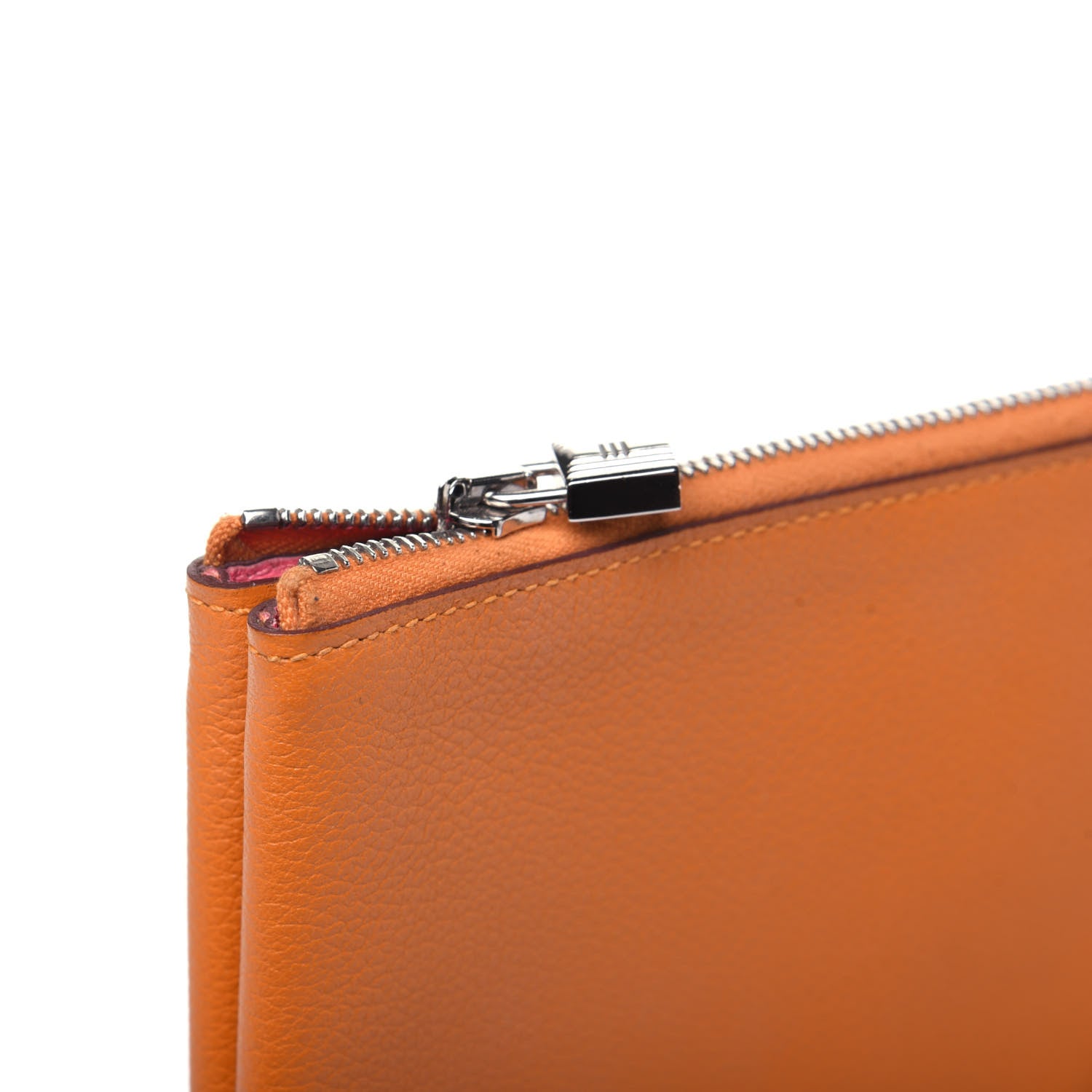 Hermes Evercolor Atout Pouch Abricot Rose Azalee 15 of 18