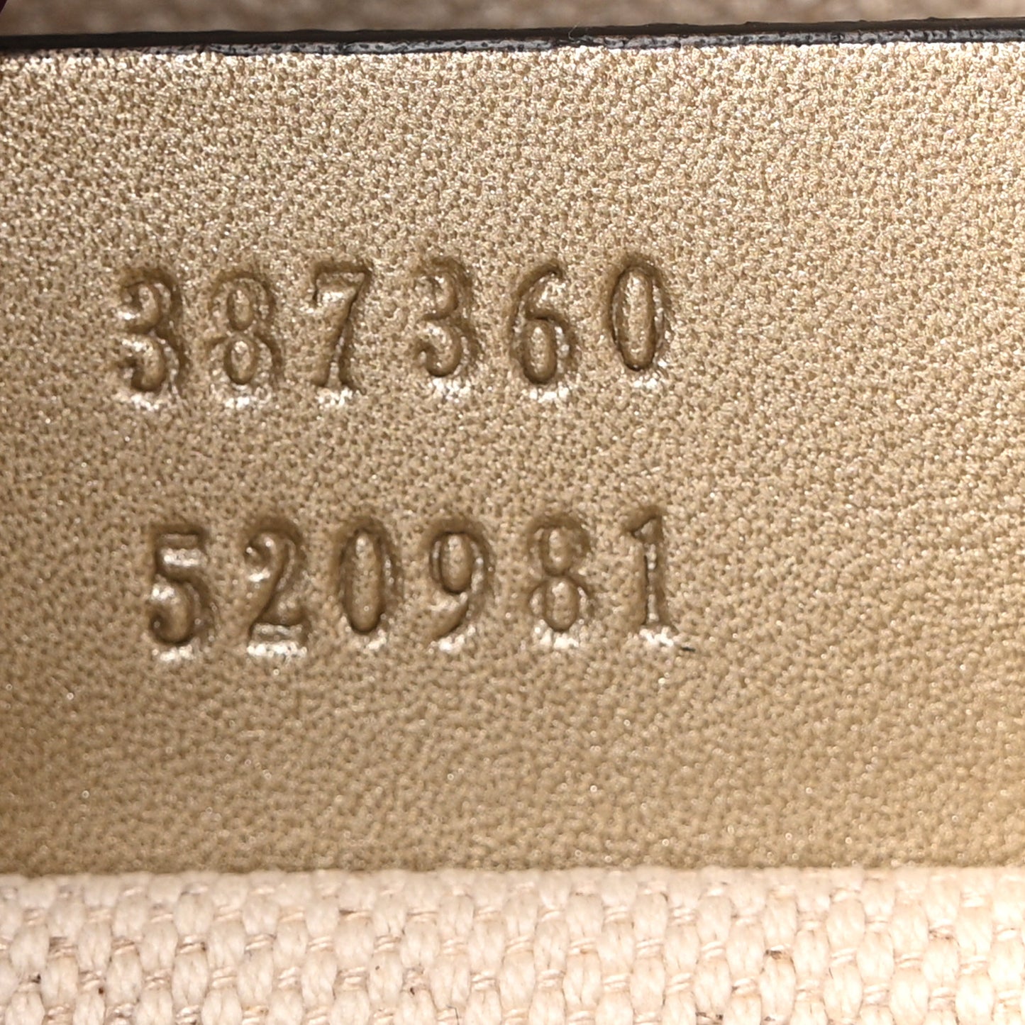 Guccissima Mini Bree Messenger Bag Gold