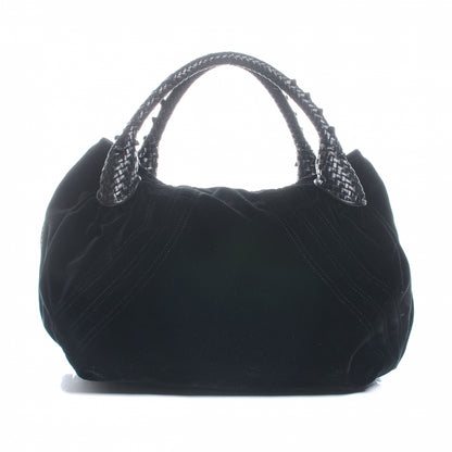 Fendi Velvet Rabbit Fur Wisteria Spy Black 3 of 8