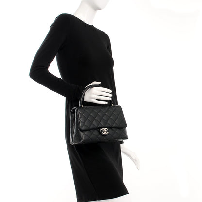 Chanel Caviar Quilted Medium Kelly Flap Bag Black 2 of 8