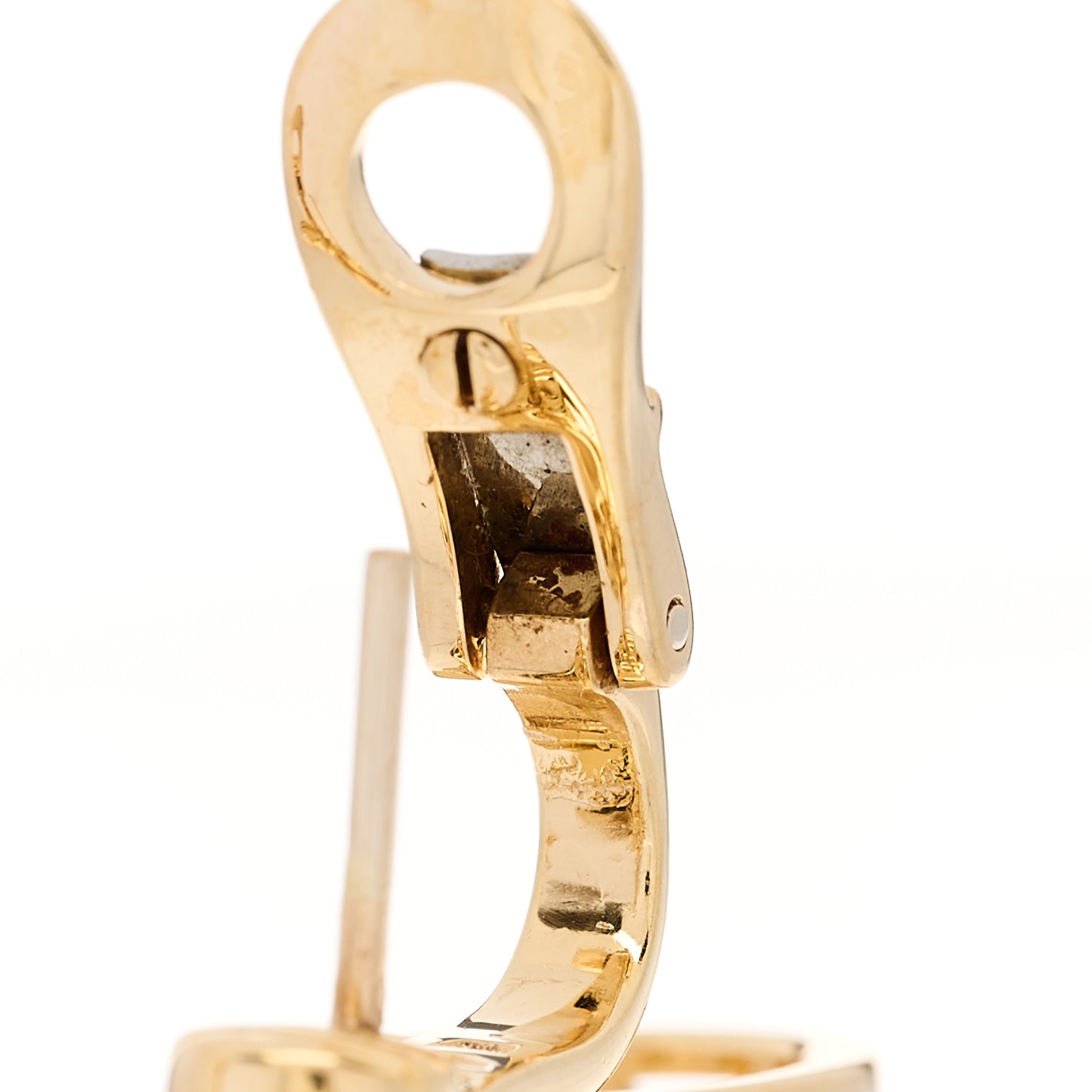 18K Yellow Gold Black Onyx BVLGARI BVLGARI Drop Earrings