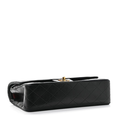 Chanel Lambskin Quilted Medium Double Flap Black 6 of 14