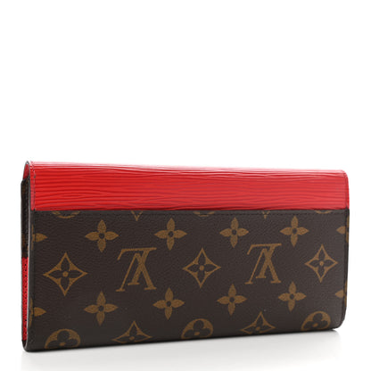 Louis Vuitton Monogram Epi Marie-Lou Long Wallet Coquelicot 3 of 7