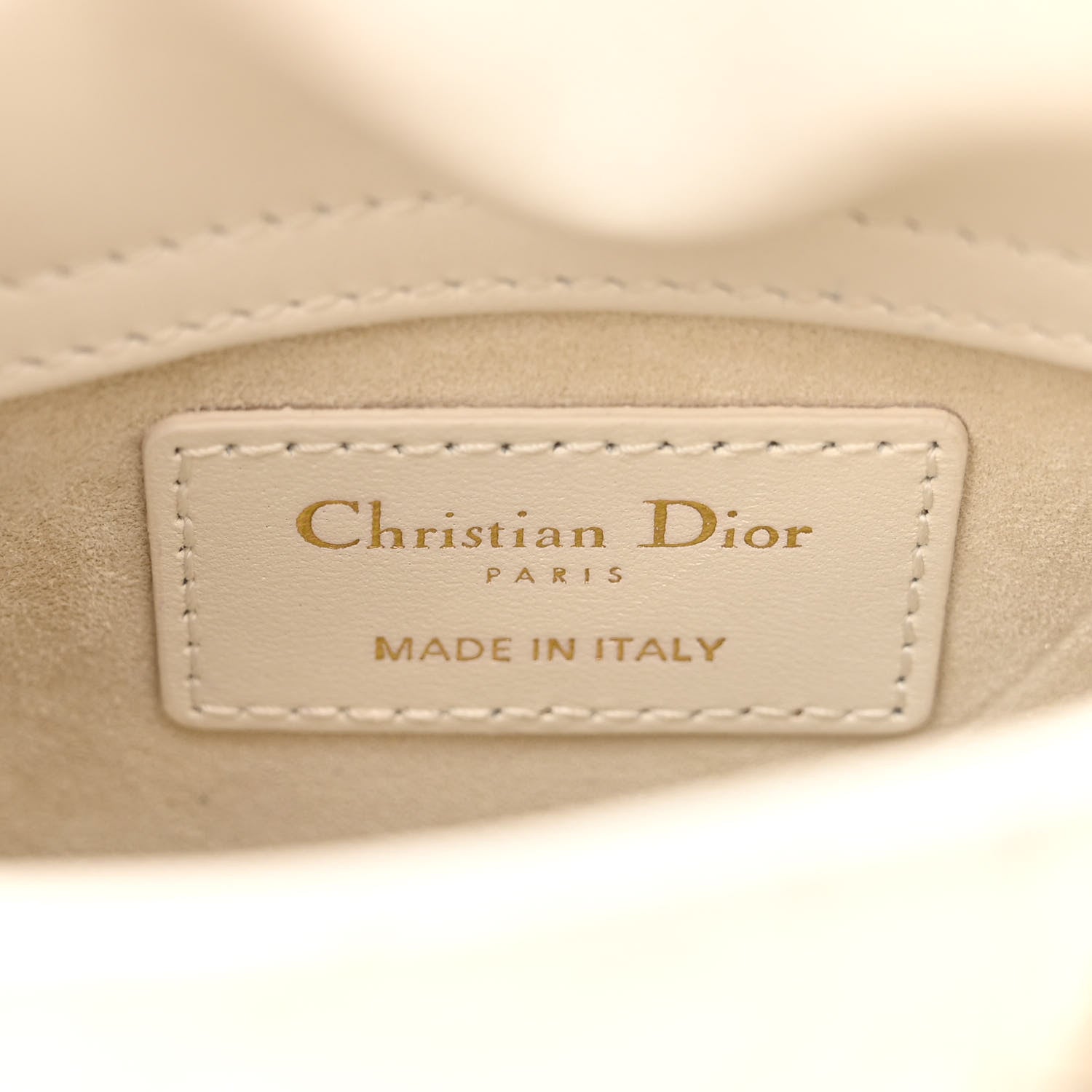 Christian Dior Calfskin Cannage Dioramour Micro Lady Dior Dior White 6 of 15