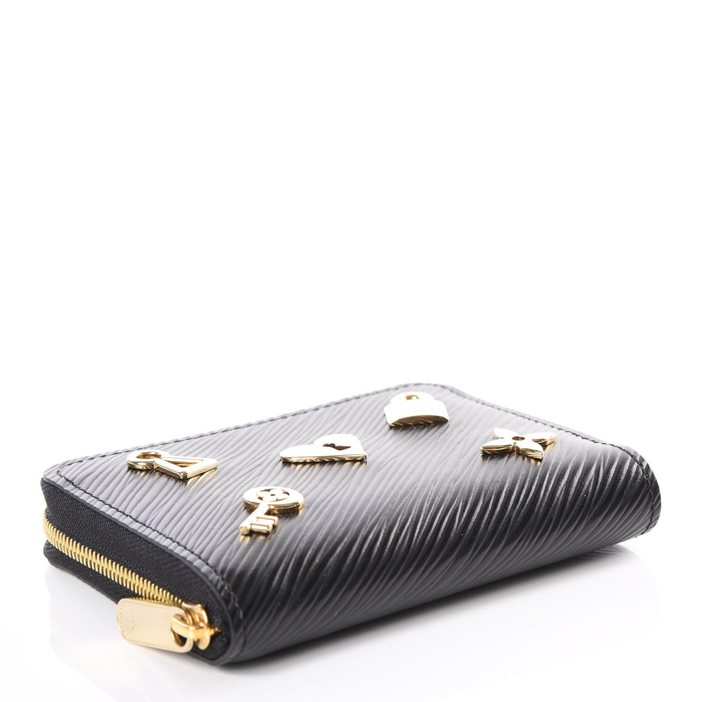 Epi Love Lock Zippy Coin Purse Black