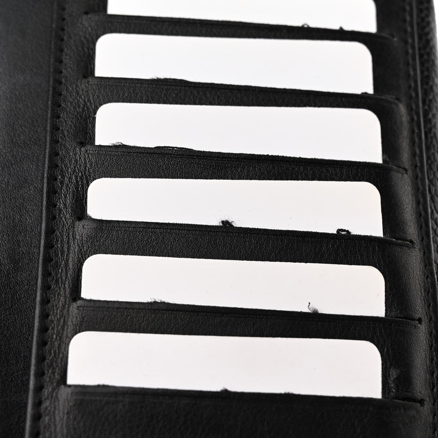 Caviar Timeless CC French Long Wallet Black