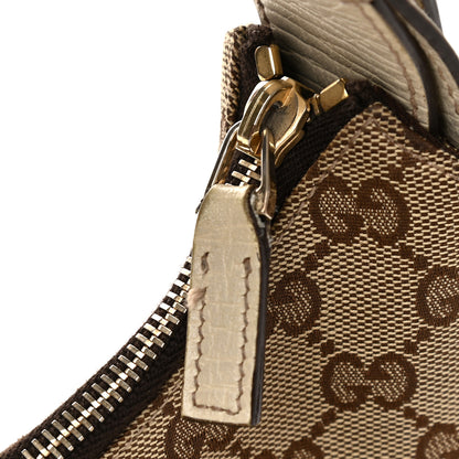 Gucci Monogram Medium Horsebit Chain Hobo Off White 10 of 12