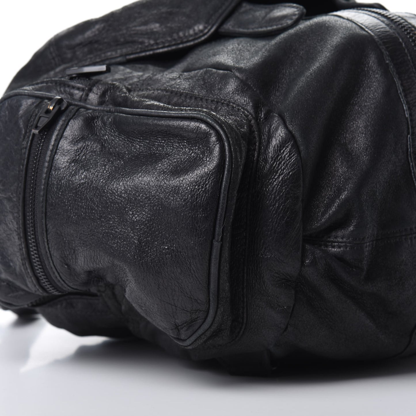 Lambskin Marti Backpack Washed Black Rhodium Hardware