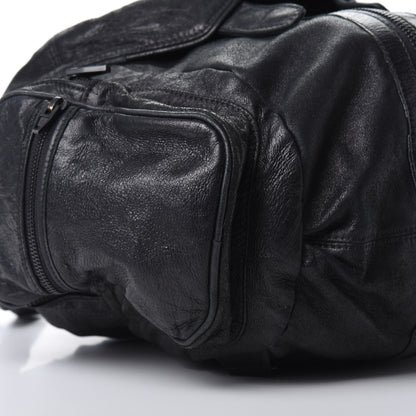 Alexander Wang Lambskin Marti Backpack Washed Black Rhodium Hardware 8 of 10