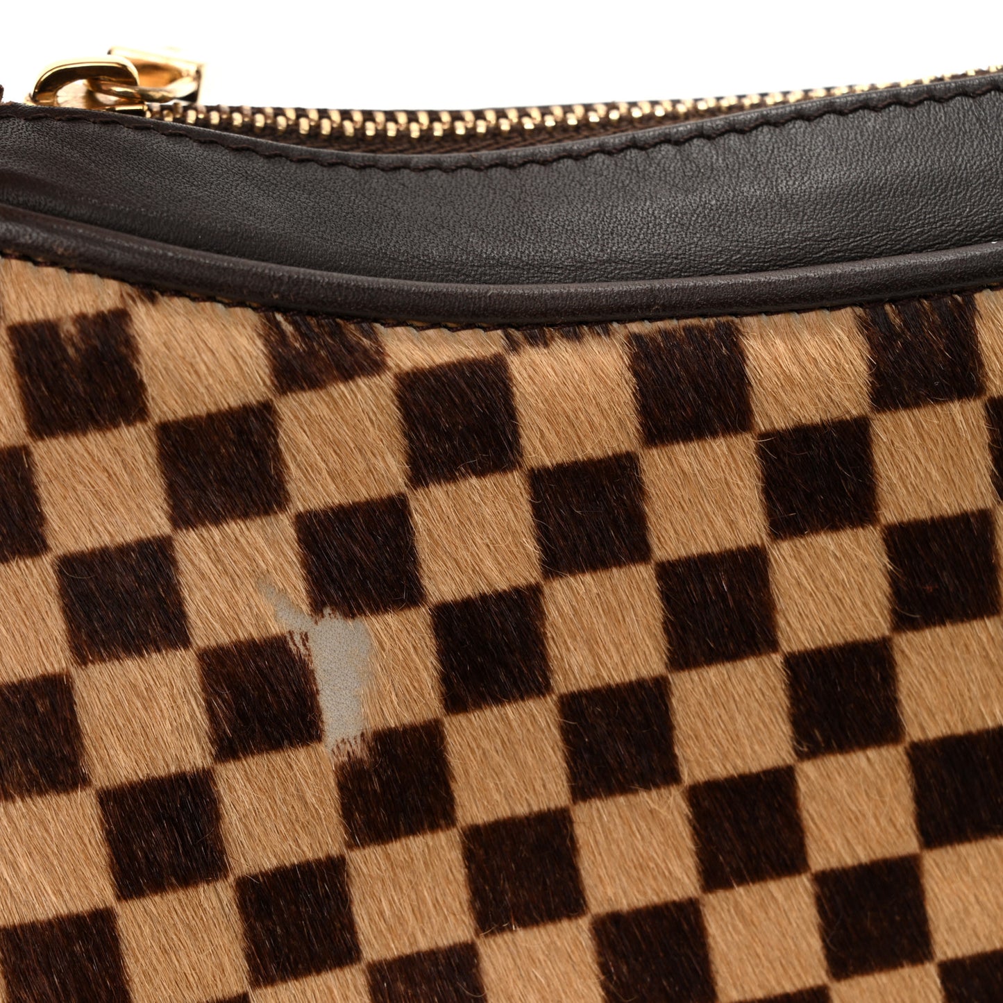 Calf Hair Damier Sauvage Tigre