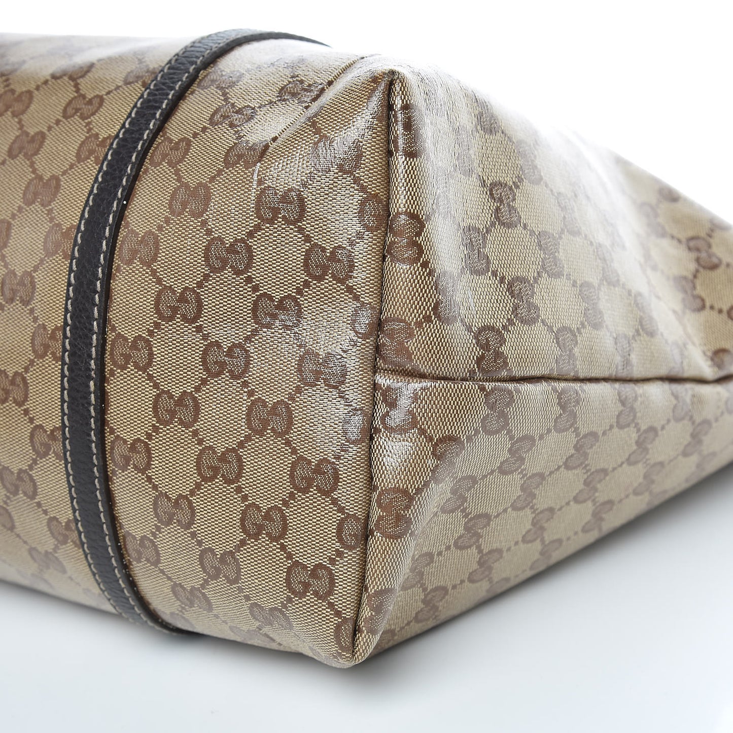 Crystal Monogram Large Joy Tote Beige Ebony Testa di Moro