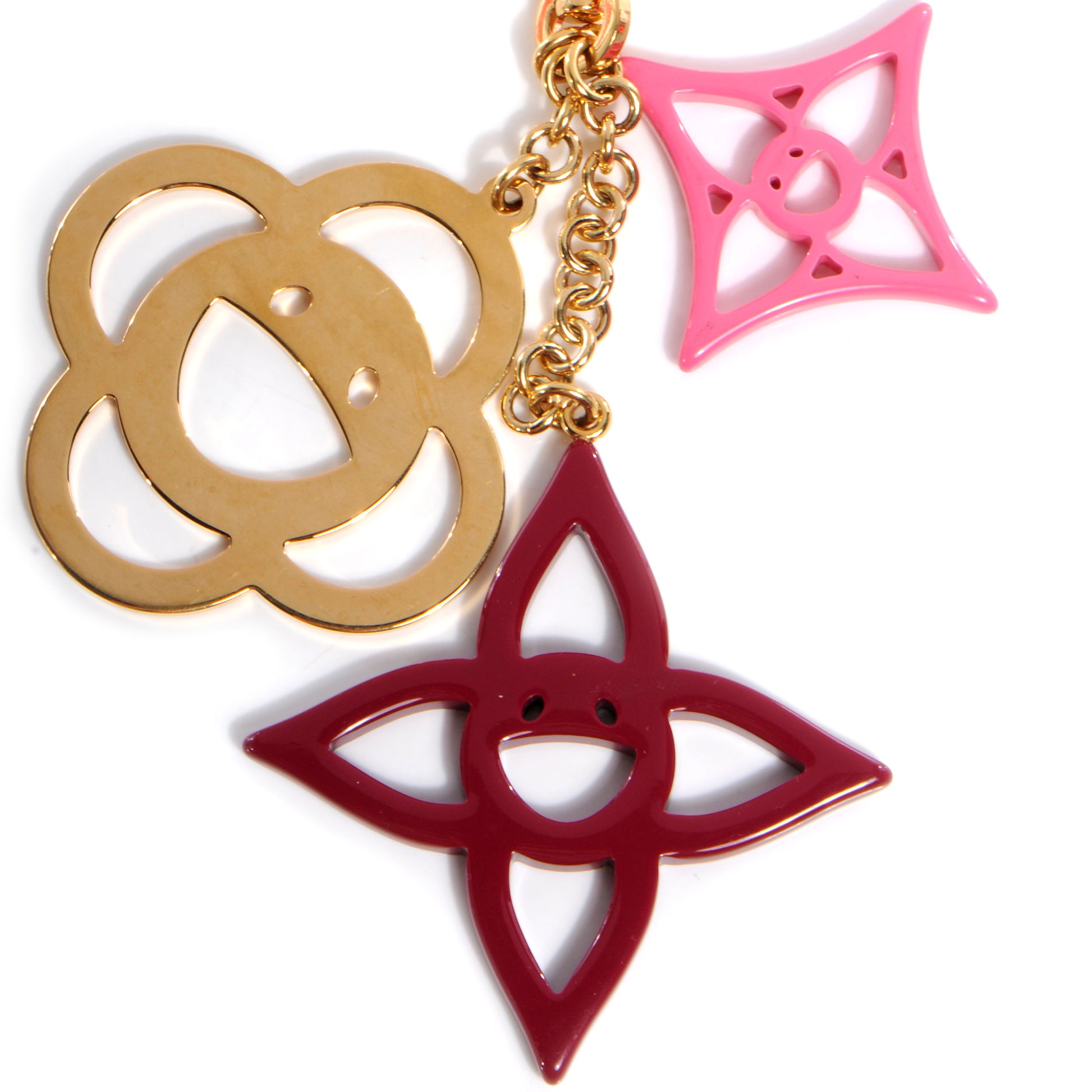 Louis Vuitton Cosmic Blossom Bag Charm Rose 4 of 4