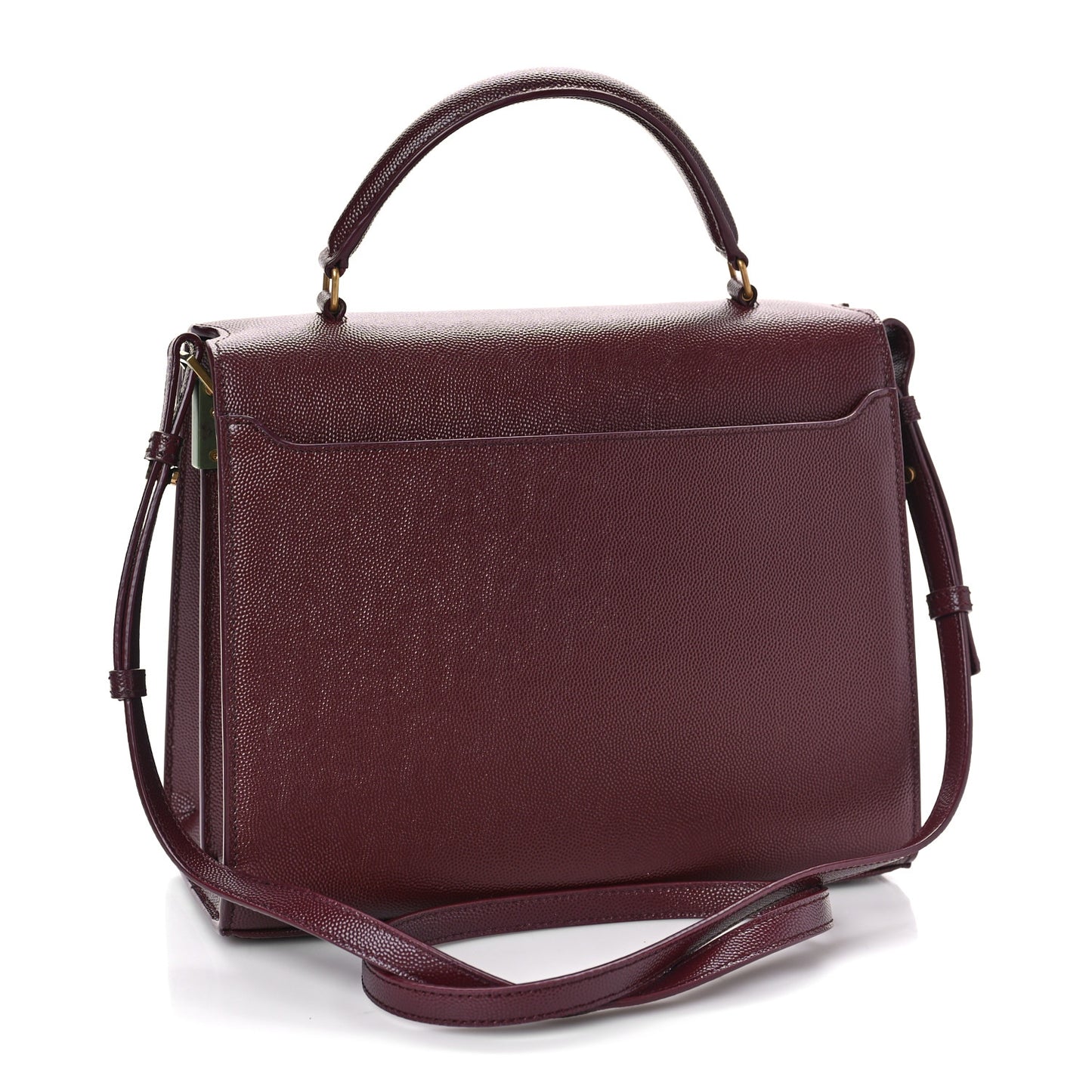 Grain de Poudre Medium Classic Monogram Cassandra Top Handle Rouge Legion