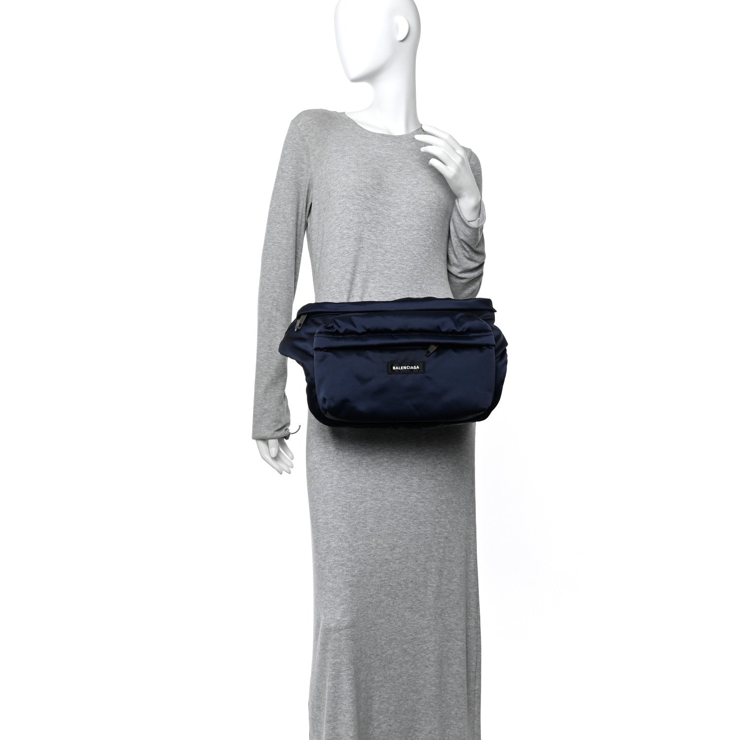 Balenciaga Nylon Oversized XXL Explorer Beltpack Navy 1850457