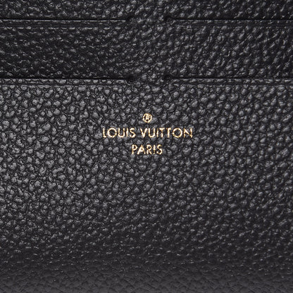 Louis Vuitton Calfskin Felicie Chain Wallet Card Holder Insert Black 6 of 6