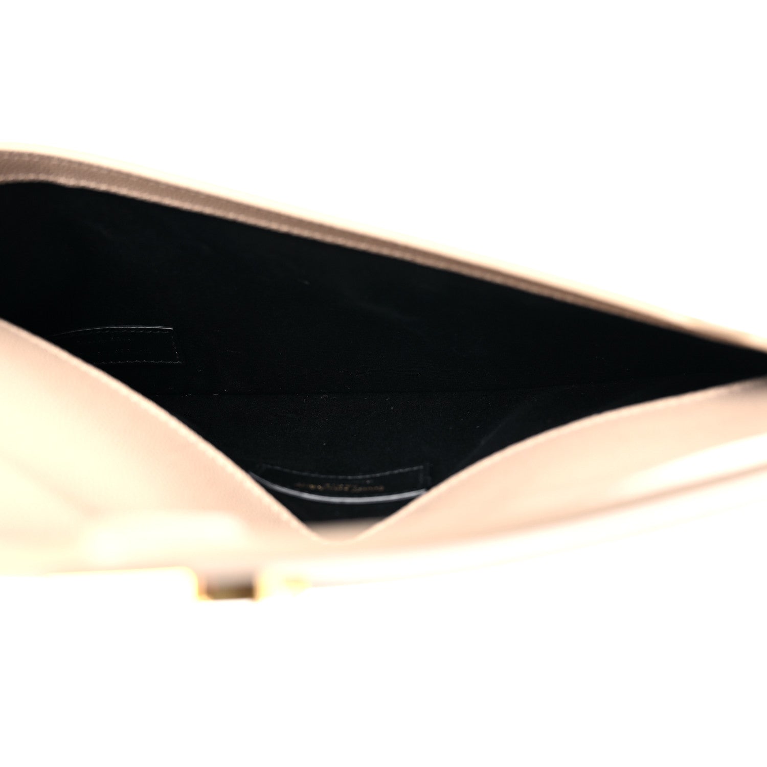 Saint Laurent Grain De Poudre Uptown Pouch Dark Beige 5 of 9