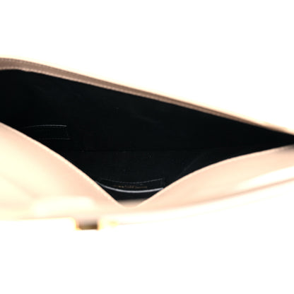 Saint Laurent Grain De Poudre Uptown Pouch Dark Beige 5 of 9