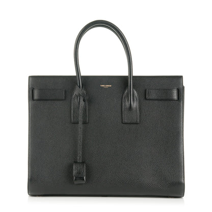 Saint Laurent Grained Calfskin Large Sac De Jour Carryall Black 1 of 7