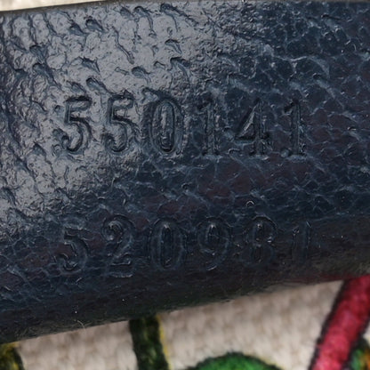 Gucci Canvas Medium Flora Tote White Multicolor Blue Agata 7 of 12