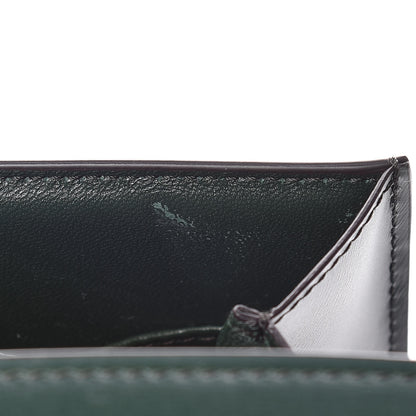 Celine Box Calfskin Medium Classic Box Flap Bag Dark Green 10 of 11