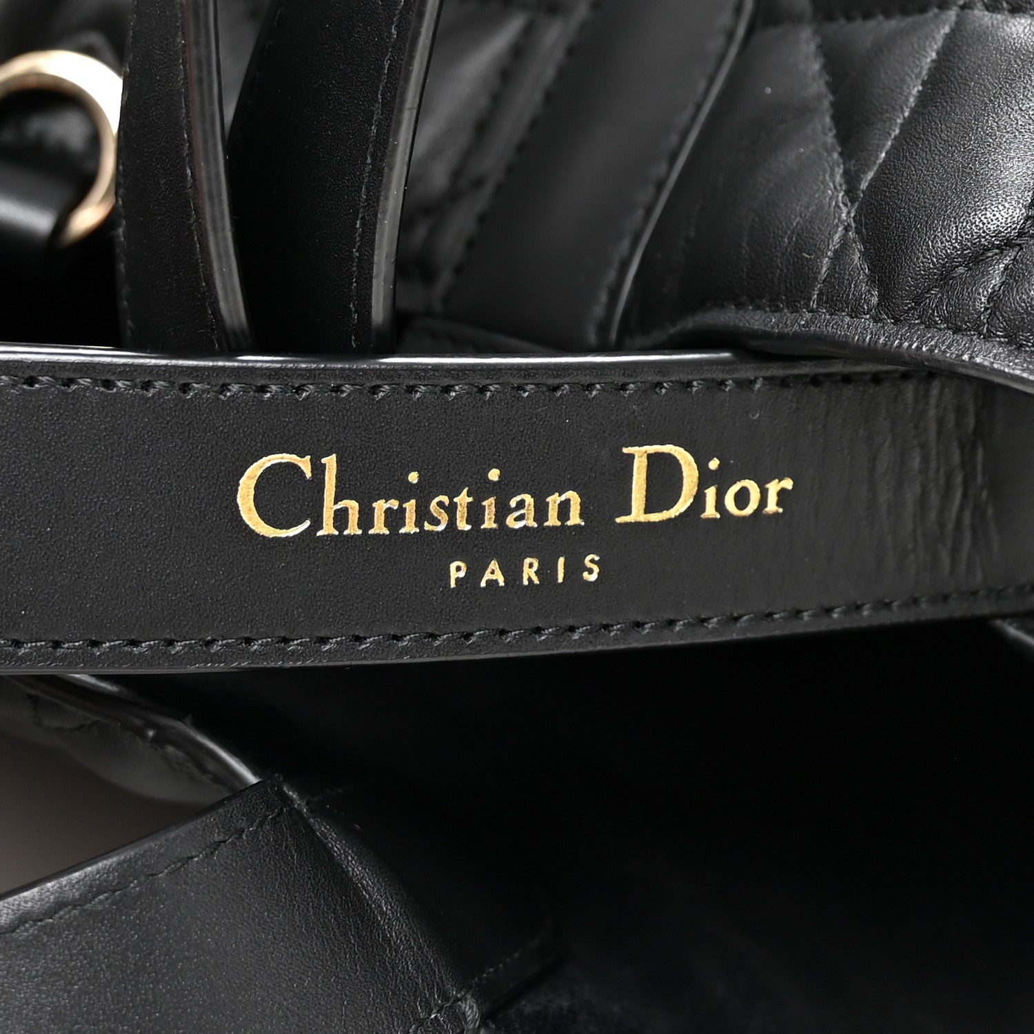 Christian Dior Calfskin Macrocannage Medium Toujours Black 7 of 11