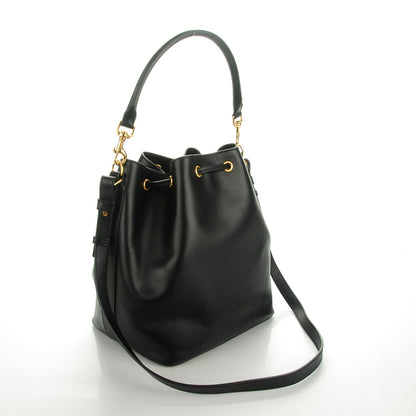 Saint Laurent Calfskin Large Emmanuelle Bucket Bag Black 3 of 7
