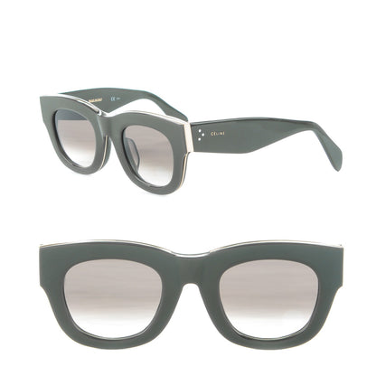 Celine Strat Brow Sunglasses CL 41102/F/S Dark Green 1 of 5