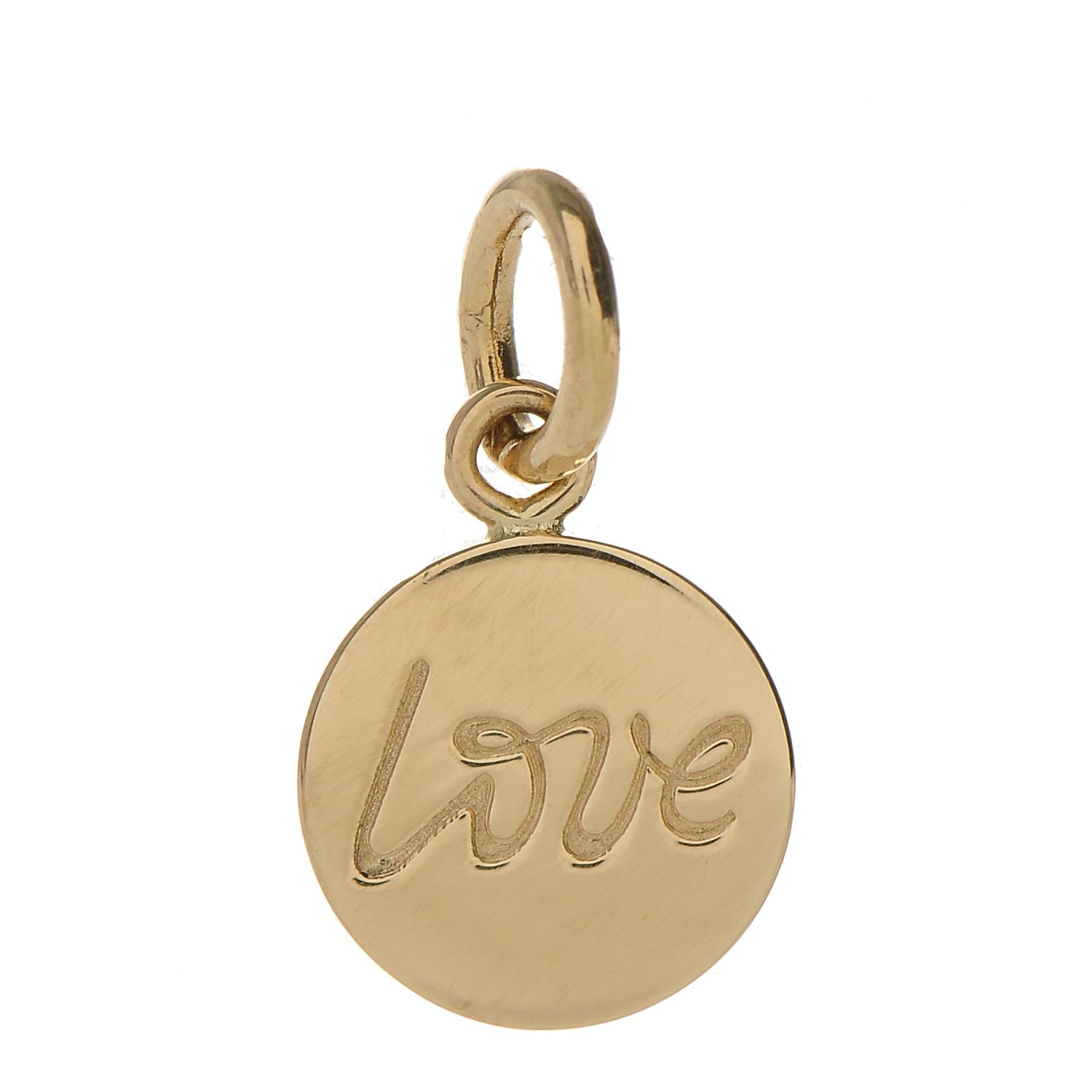 Tiffany 18K Yellow Gold Paloma Picasso Love Charm 1 of 3