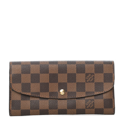 Louis Vuitton Damier Ebene Emilie Wallet 1 of 7