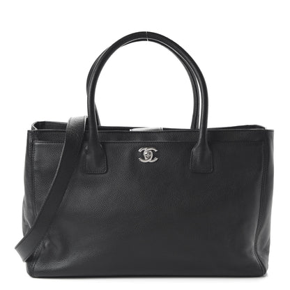 Chanel Calfskin Cerf Executive Shopper Tote Black 1 of 11