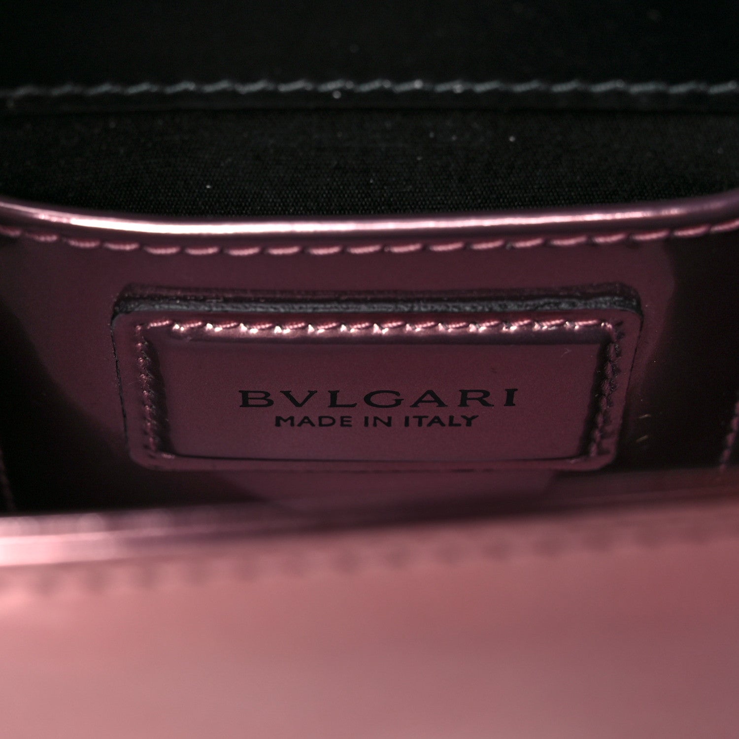 Bulgari Metallic Calfskin Serpenti Medium Crossbody Bag Pink 11 of 16