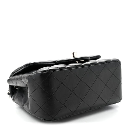 Chanel Lambskin Quilted Mini Square Flap Black 4 of 10