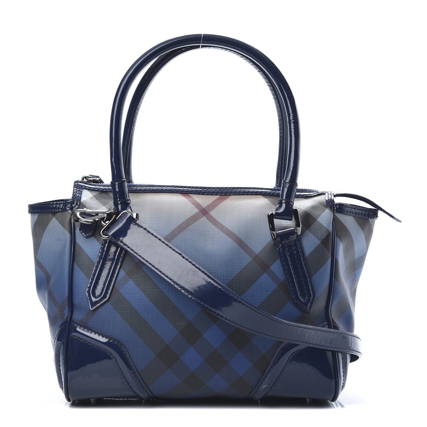 Patent Nova Pop Degrade Top Handle Bag Jet Blue