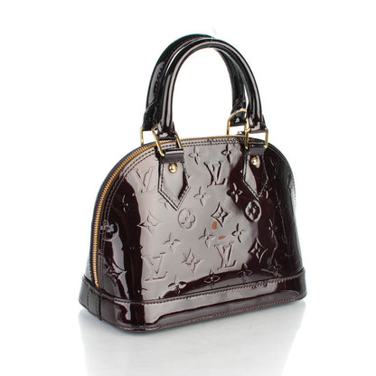 Louis Vuitton Vernis Alma BB Amarante 3 of 7