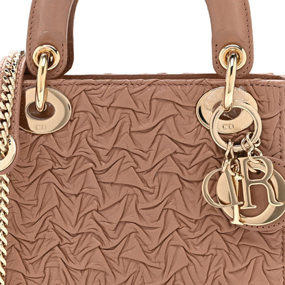 Christian Dior Lambskin Gathered Mini Lady Dior Fard 8 of 12