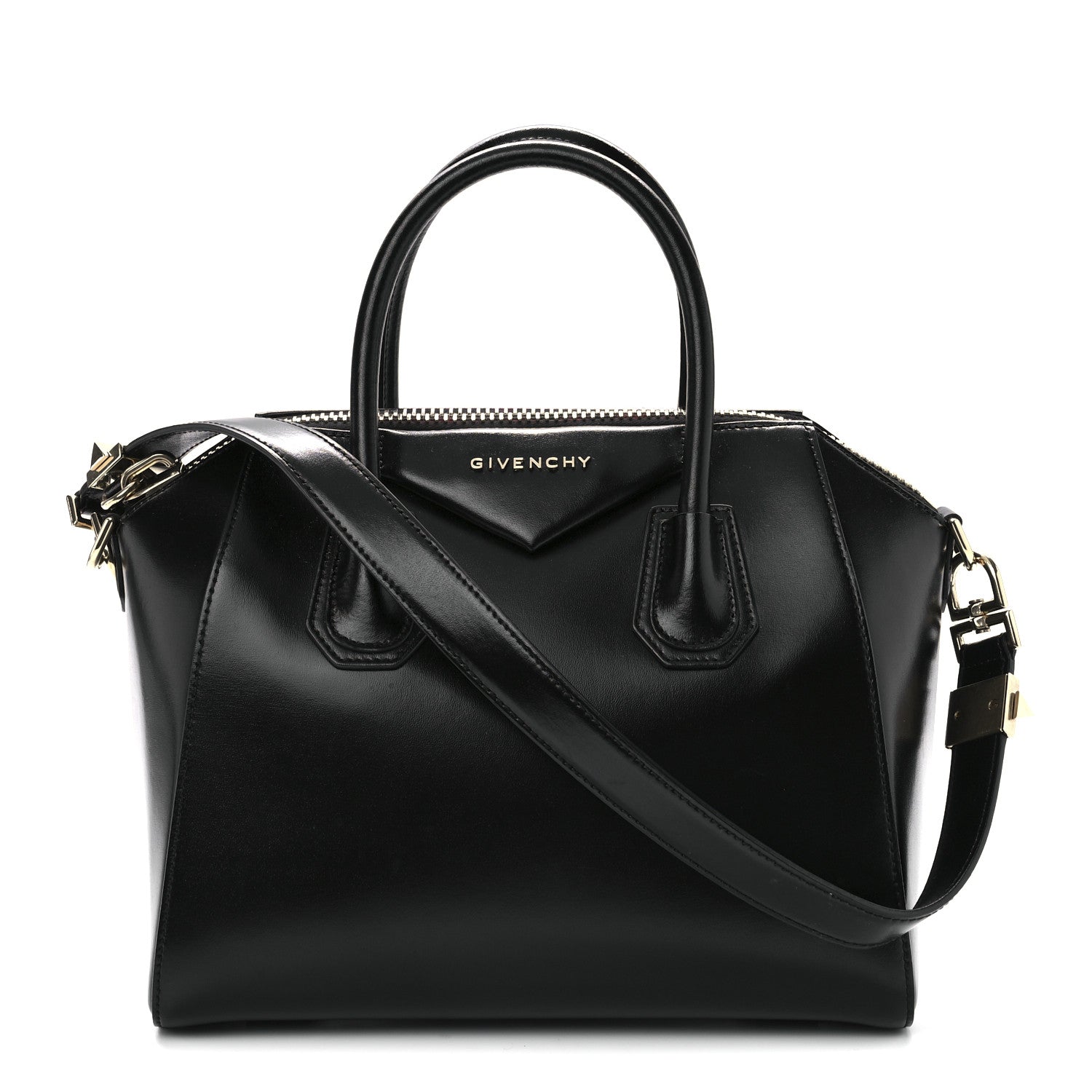 Givenchy Shiny Lord Calfskin Small Antigona Black 1 of 11