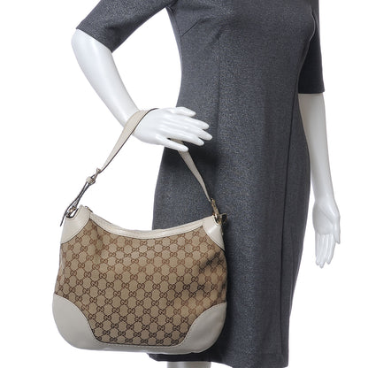Gucci Monogram Charlotte Hobo Off White 2 of 7