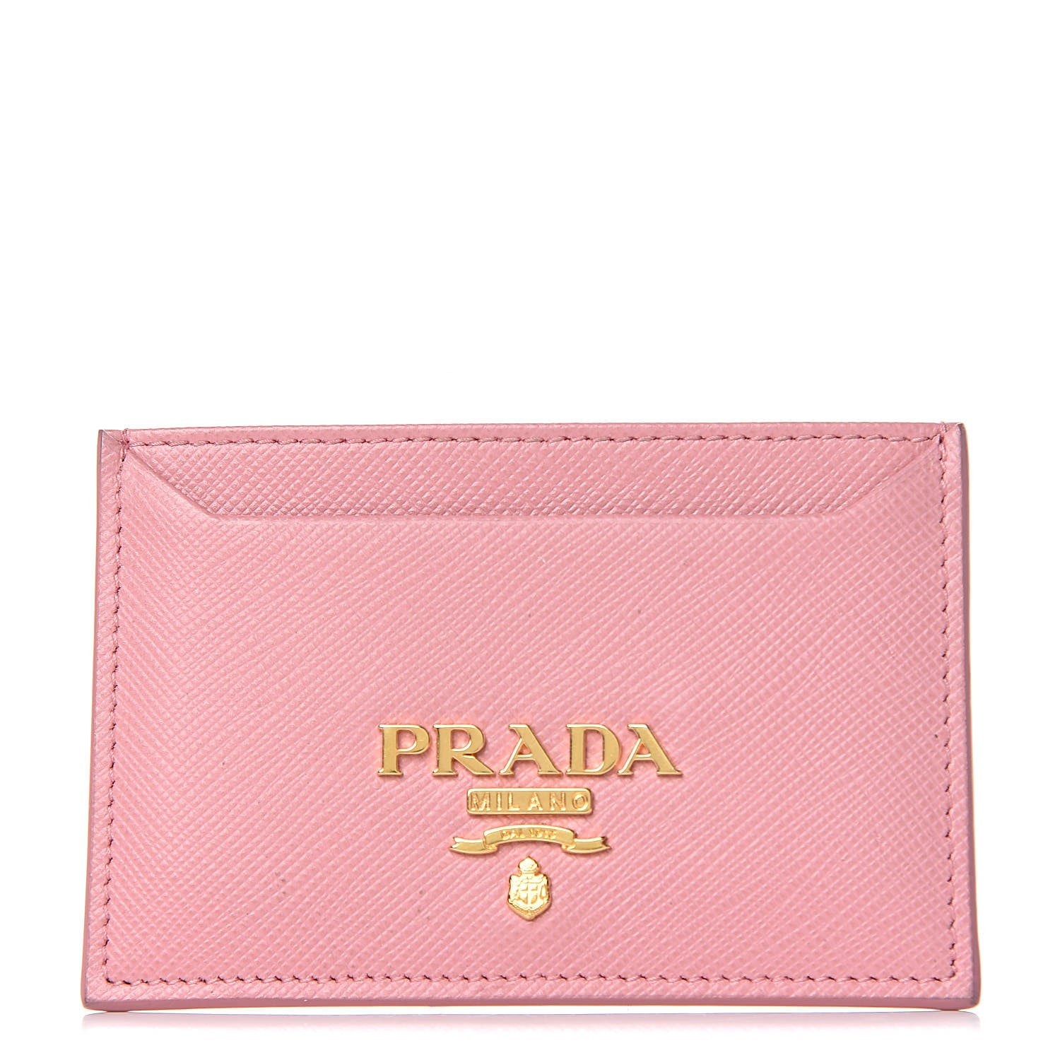 Prada Saffiano Metal Card Case Petalo 1 of 8