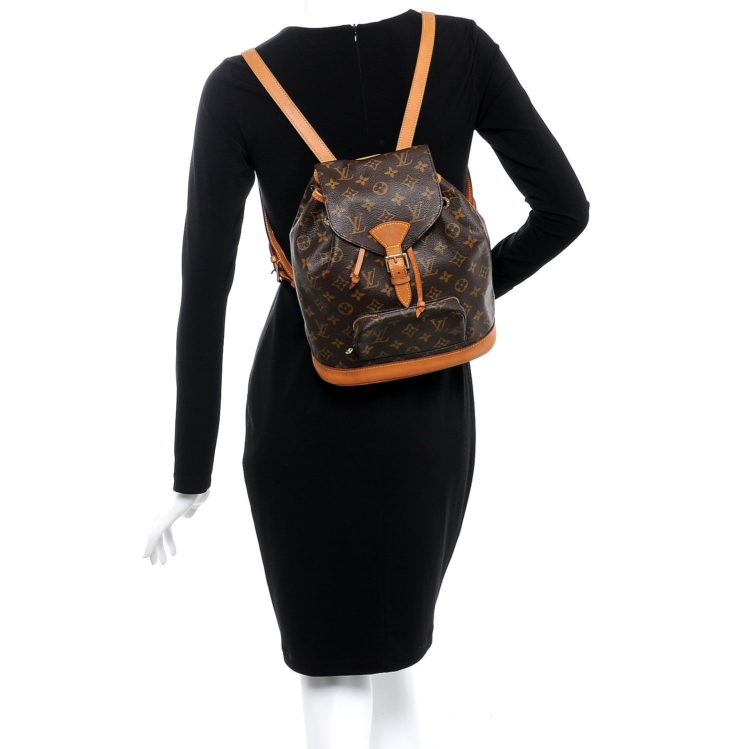 Louis Vuitton Monogram Montsouris MM Backpack 2 of 12