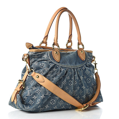 Louis Vuitton Denim Neo Cabby MM Blue 3 of 18