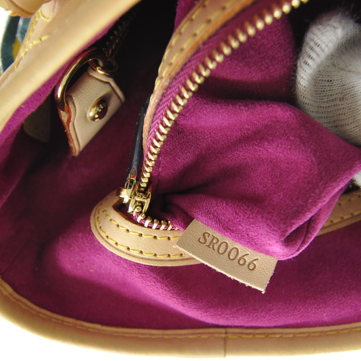 Louis Vuitton Monogram Multicolor Fringe Bucket White 9 of 11