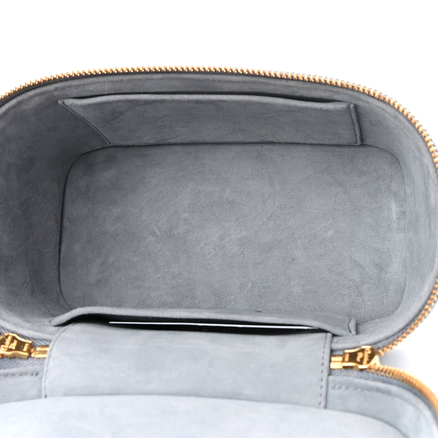 Christian Dior Lambskin Cannage Small Diortravel Vanity Case Cloud Blue 5 of 8