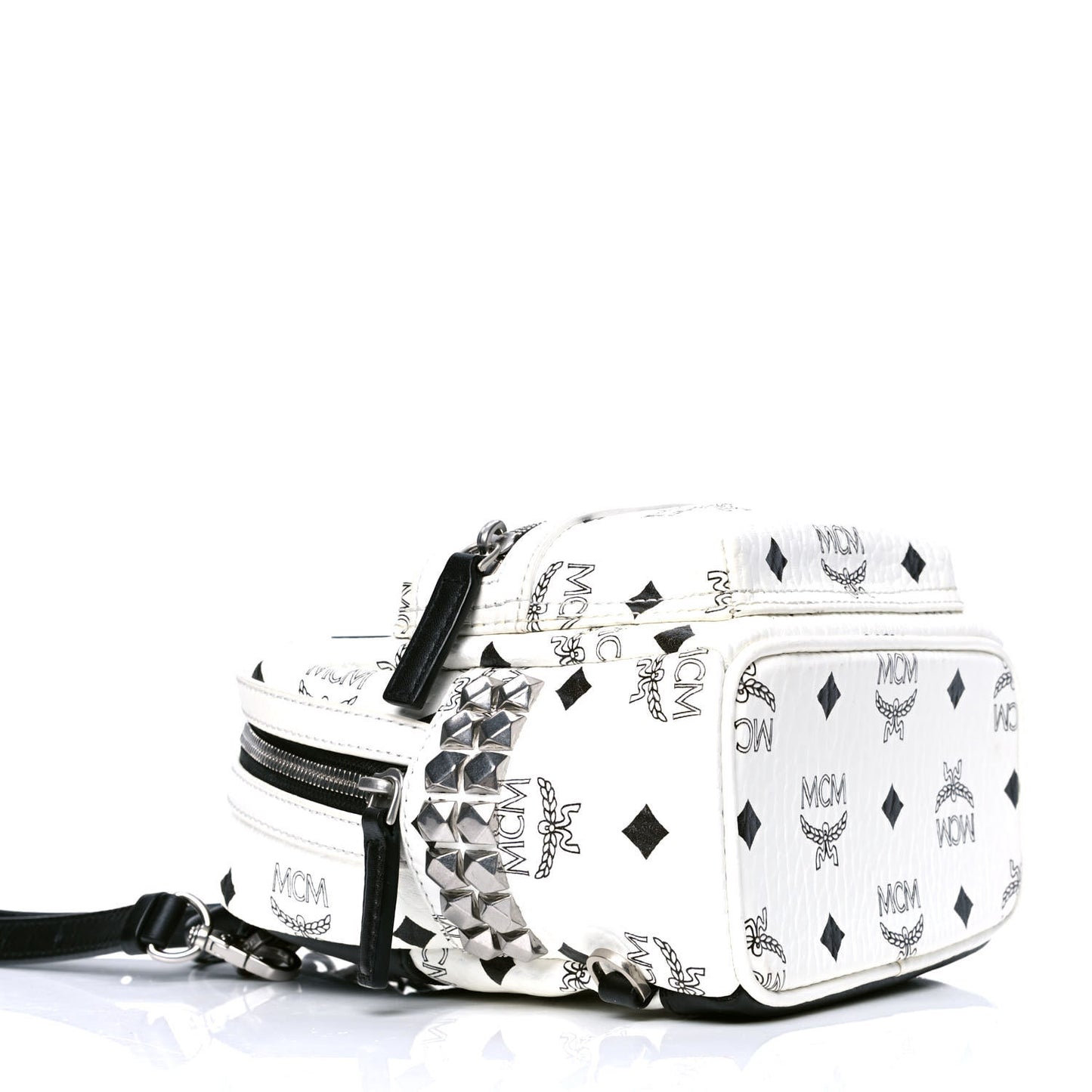 Visetos Studded X-Mini Bebe Boo Backpack White