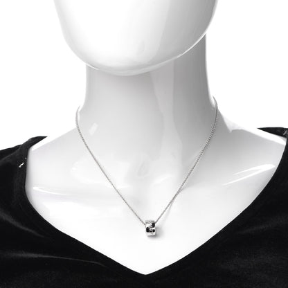 Chopard 18K White Gold Chopardissimo Pendant Necklace 2 of 6