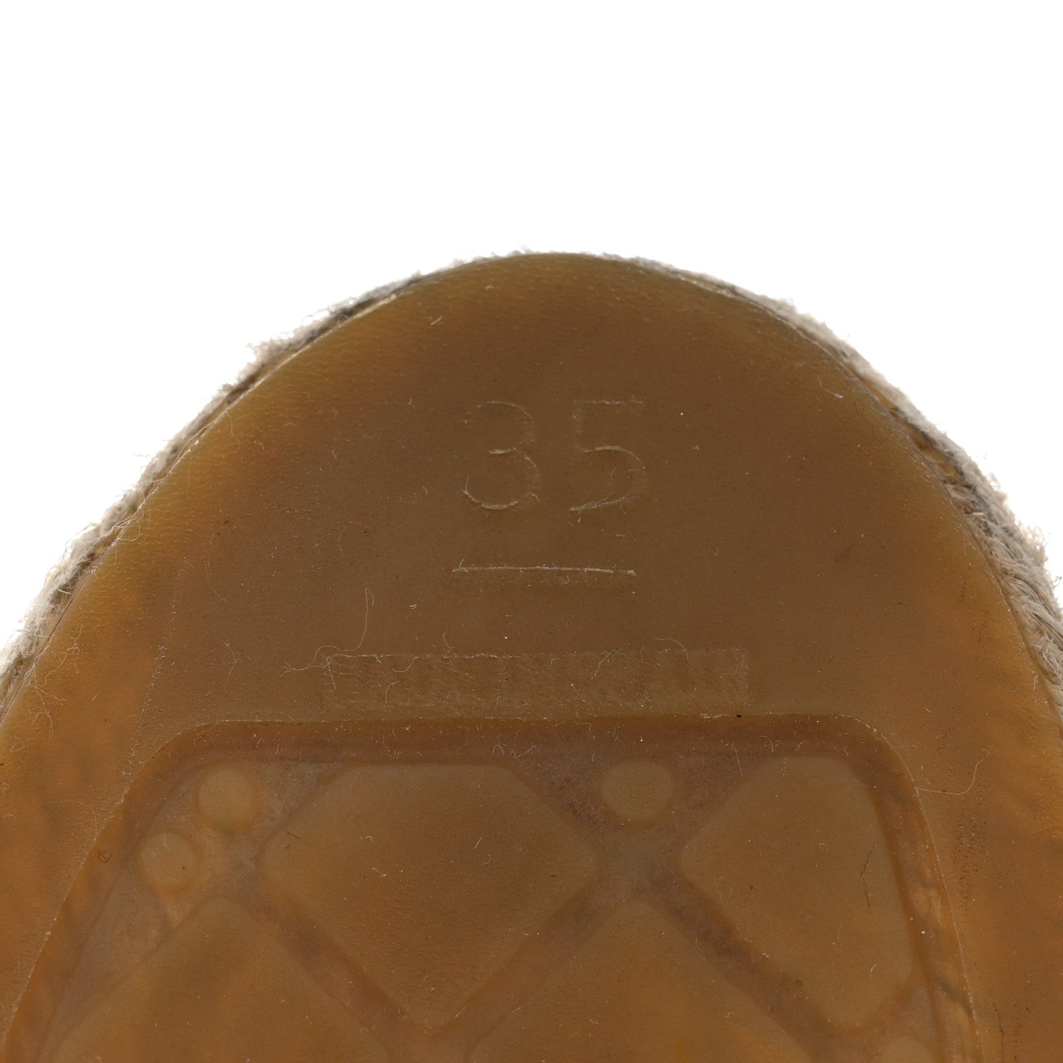 Chanel Mesh Grosgrain CC Espadrilles 35 Grey 7 of 9