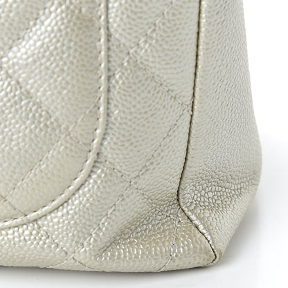 Chanel Metallic Caviar Grand Shopping Tote GST Light Gold 20 of 20