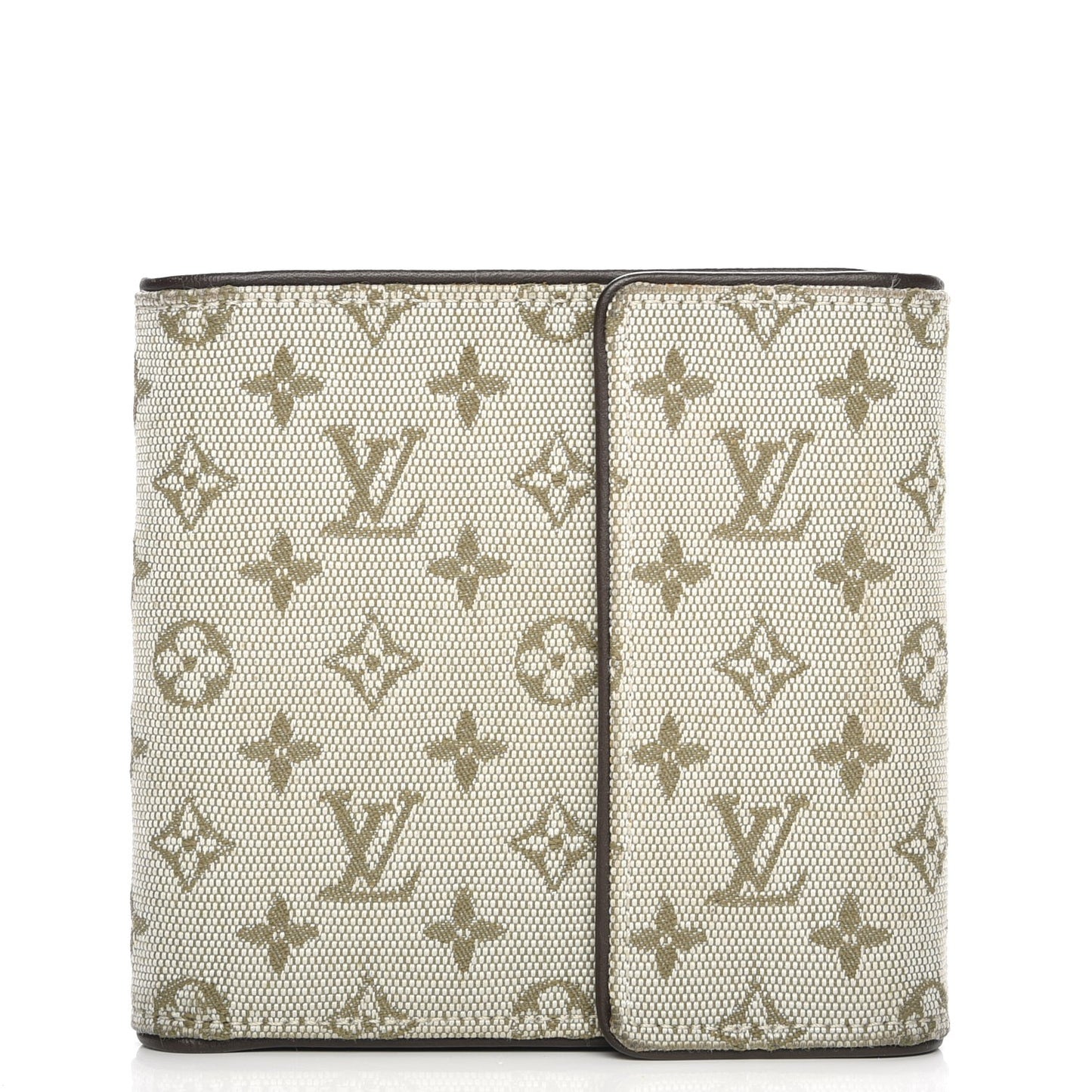 Mini Monogram Compact Wallet Kaki