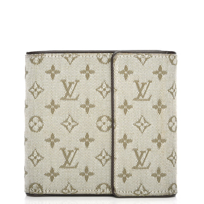 Louis Vuitton Mini Monogram Compact Wallet Kaki 1 of 7