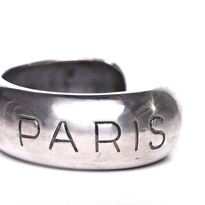 Chanel Paris Cuff Bracelet Silver 3 of 5