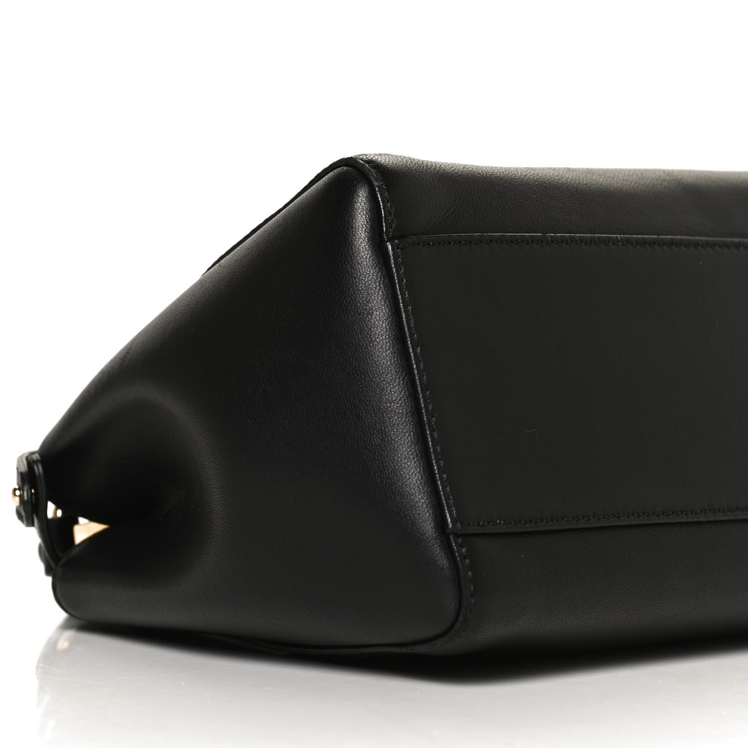 Fendi Nappa Mini Peekaboo Iconic Satchel Black 9 of 12